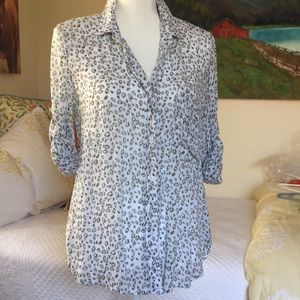 Cloth & stone rayon blouse